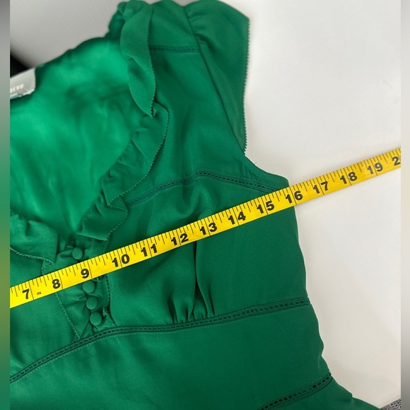 Maeve Green Midi Dress with Ruffle Details - Picture 11 of 13